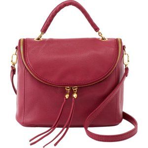 NWT New Hobo Fern Satchel Crossbody Sangria Leather Retired Rare